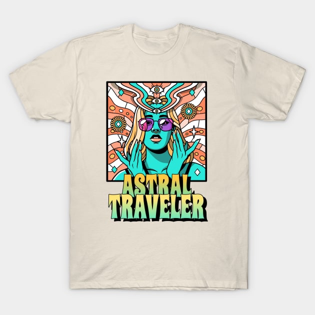 Astral Traveler T-Shirt by Tip Top Tee's